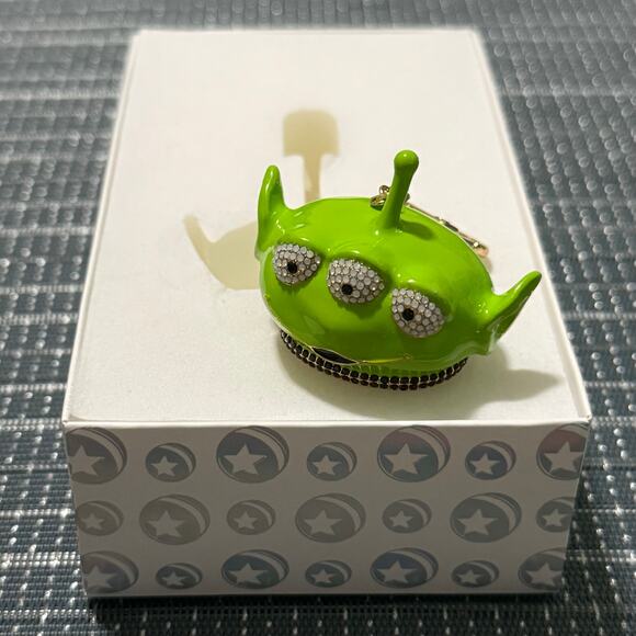 NEW | Disney Pixar × BaubleBar | Toy Story: LGM Little Green Men Alien Bag Charm - Picture 2 of 4